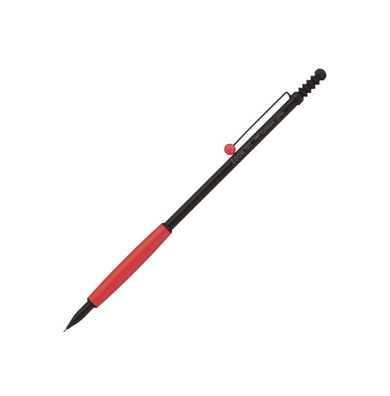 Tombow Pencil Mechanical Pencil, 0.5mm, ZOOM (with Gift Case), 707 Black/Red SH-ZS2 - Image 1